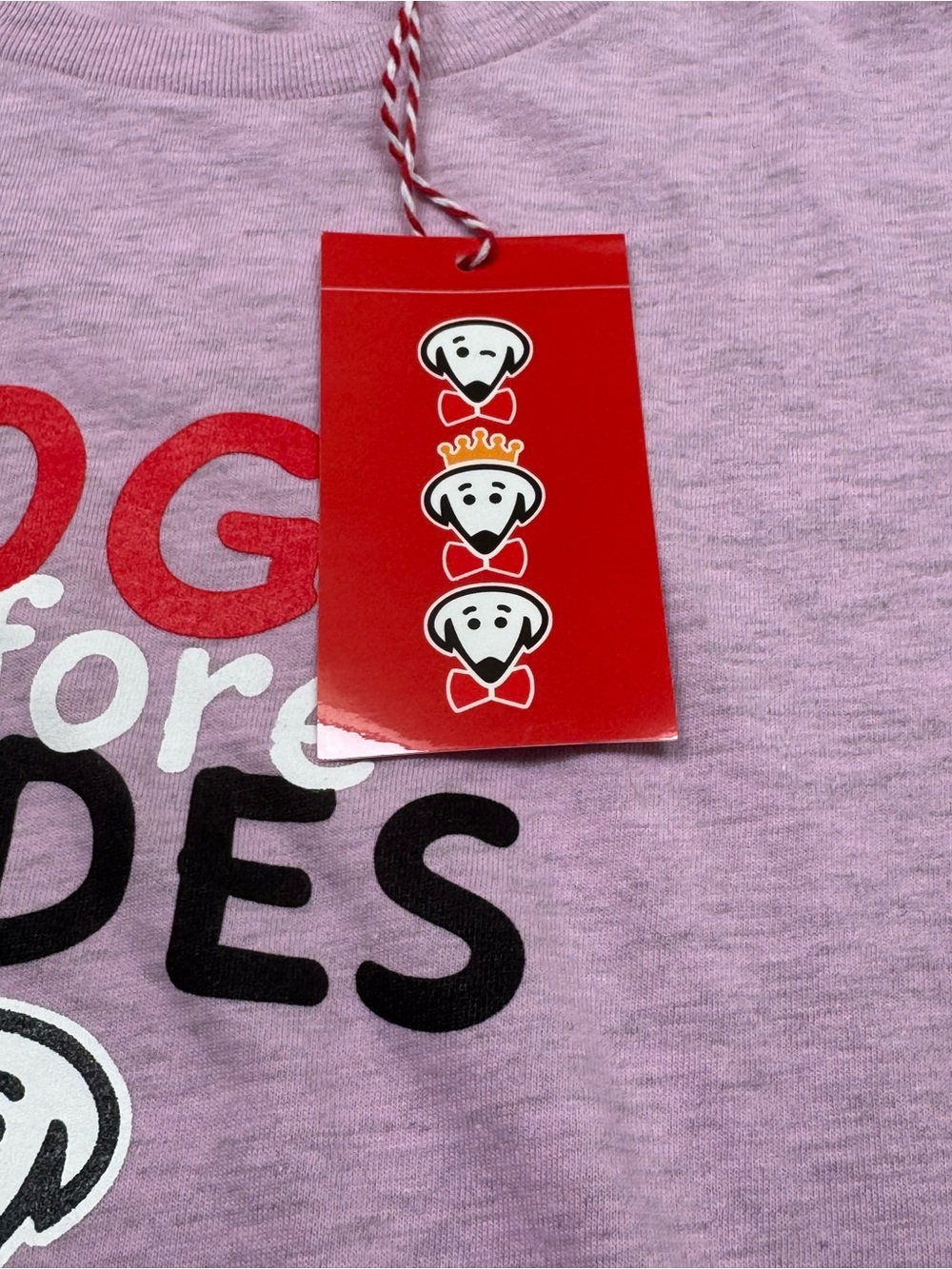 Bella Canvas Women’s 'Dogs Before Dudes' Graphic Tee - Picture 8 of 11